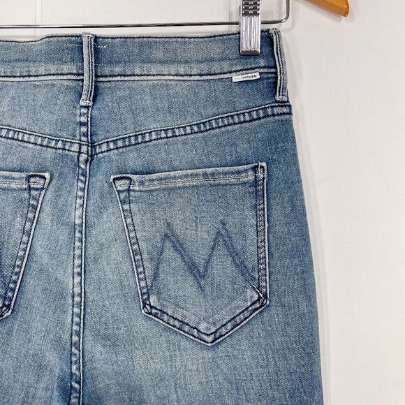 Mother The Super Stunner Ankle Jean in When Sparks Fly High Rise Size 26 Blue - Picture 6 of 16